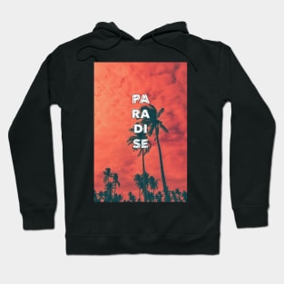 Paradise Palm Trees Under Sunset - Aesthetic Hoodie